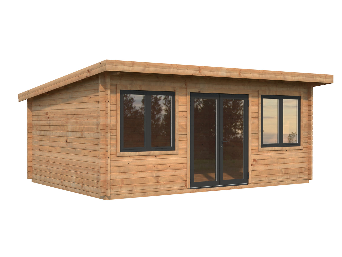 Palmako Lisandra 19,4 m2 - Grau tauchgrundiert