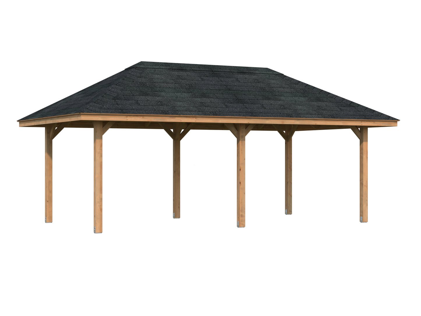 Palmako Bianca 16,6 m2 - Naturbelassen
