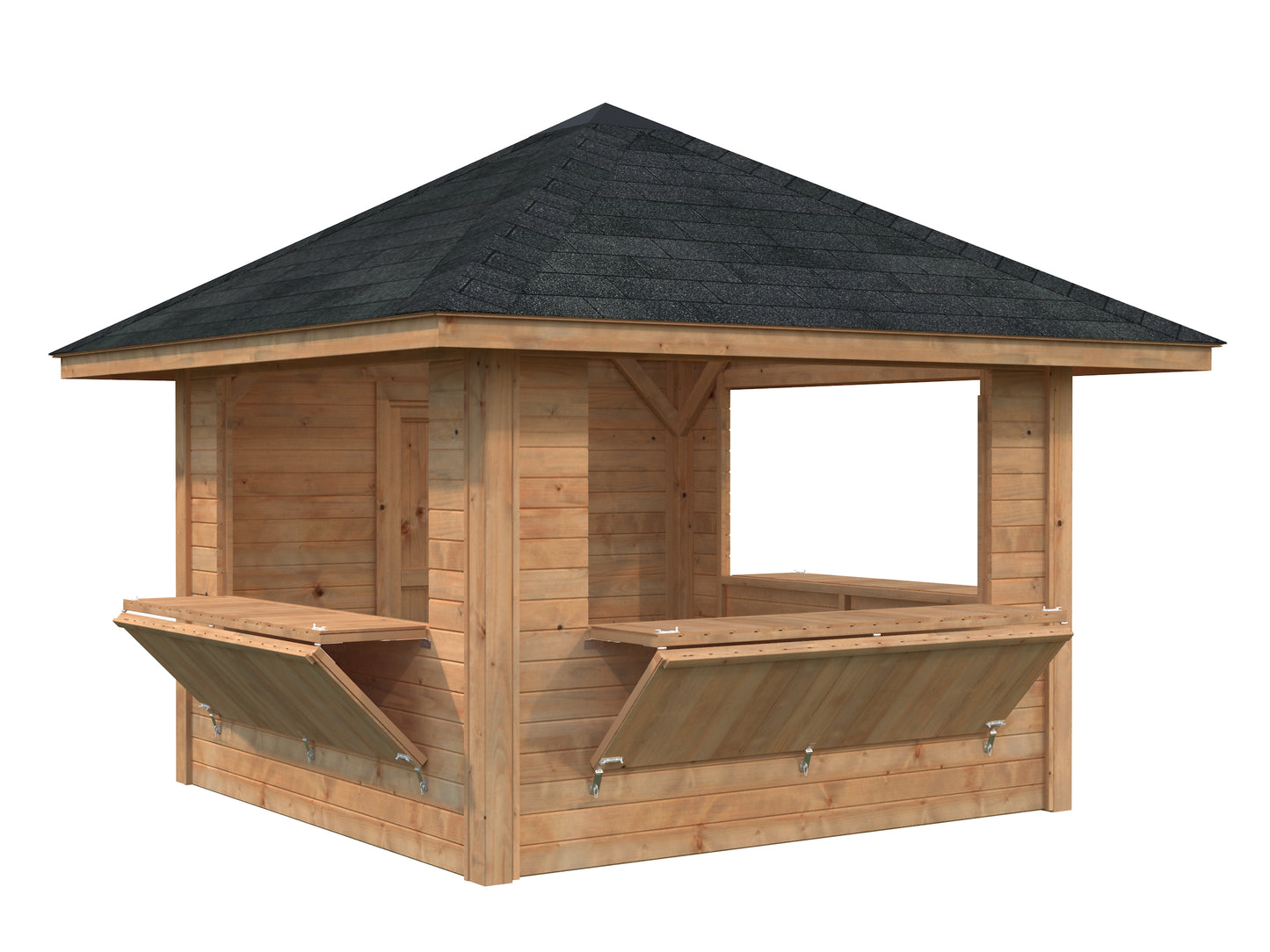 Palmako Bianca 8,3 m2 Set 106 - Lackiert weiß RAL9016