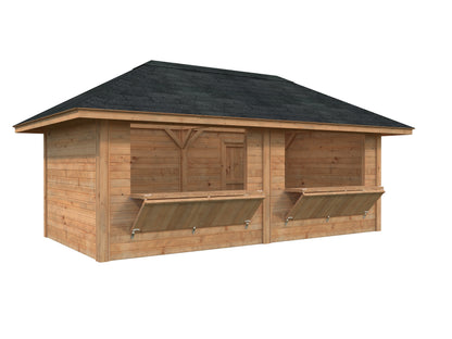 Palmako Bianca 16,6 m2 Set 111 - Naturbelassen
