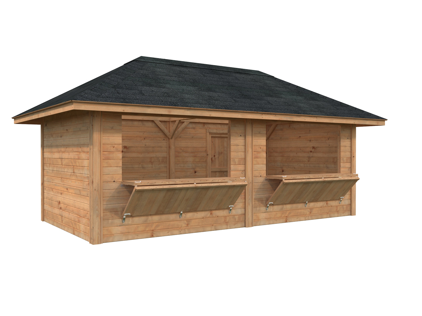 Palmako Bianca 16,6 m2 Set 111 - Lackiert weiß RAL9016