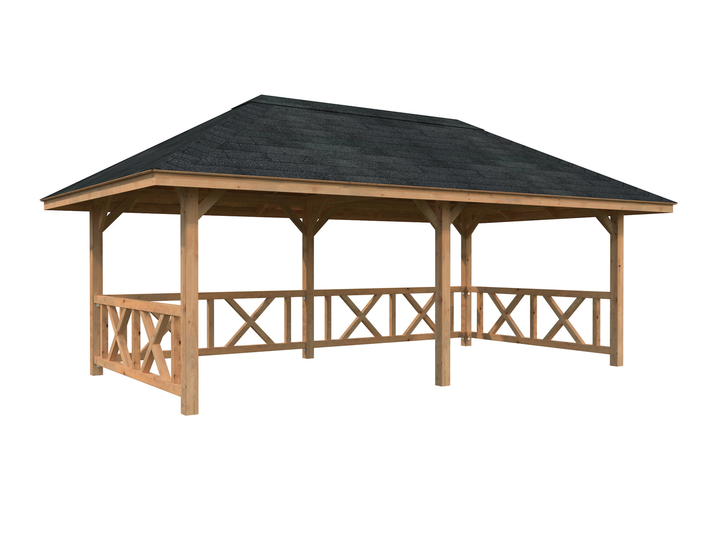 Palmako Bianca 16,6 m2 Set 107 - Naturbelassen