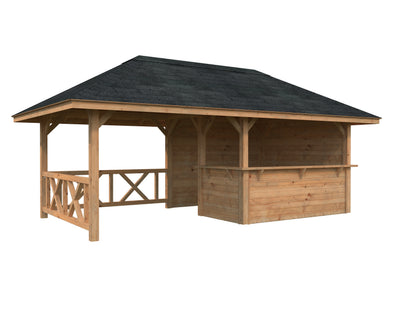 Palmako Bianca 16,6 m2 Set 110 - Grau tauchgrundiert