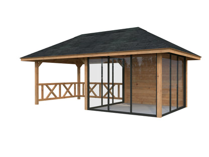 Palmako Bianca 16,6 m2 Set 204 Slide - Naturbelassen