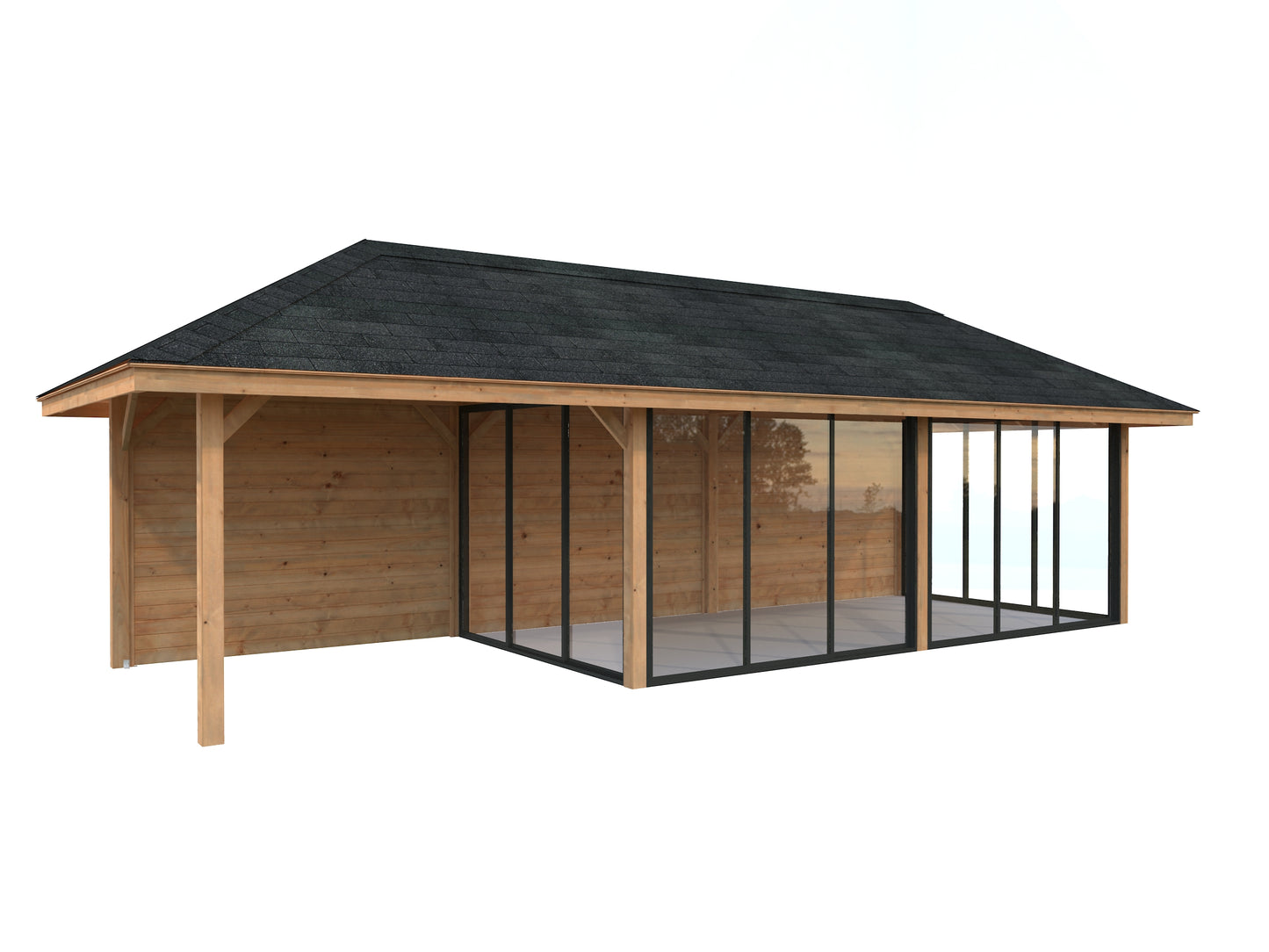 Palmako Bianca 24,9 m2 Set 218 Slide - Transparent tauchgrundiert