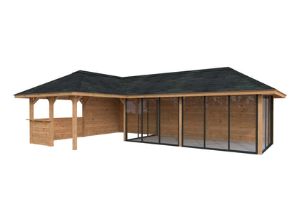 Palmako Bianca 33,2 m2 Set 221 Slide - Transparent tauchgrundiert