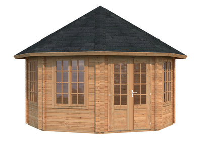 Palmako Hanna 14,1 m2 - Grau tauchgrundiert