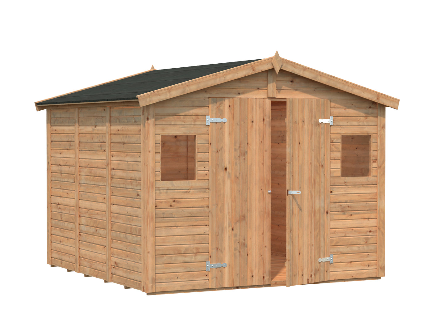 Palmako Dan 7,5 m2 - Grau tauchgrundiert