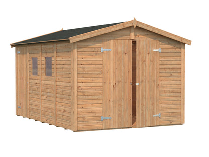 Palmako Dan 9,9 m2 - Grau tauchgrundiert