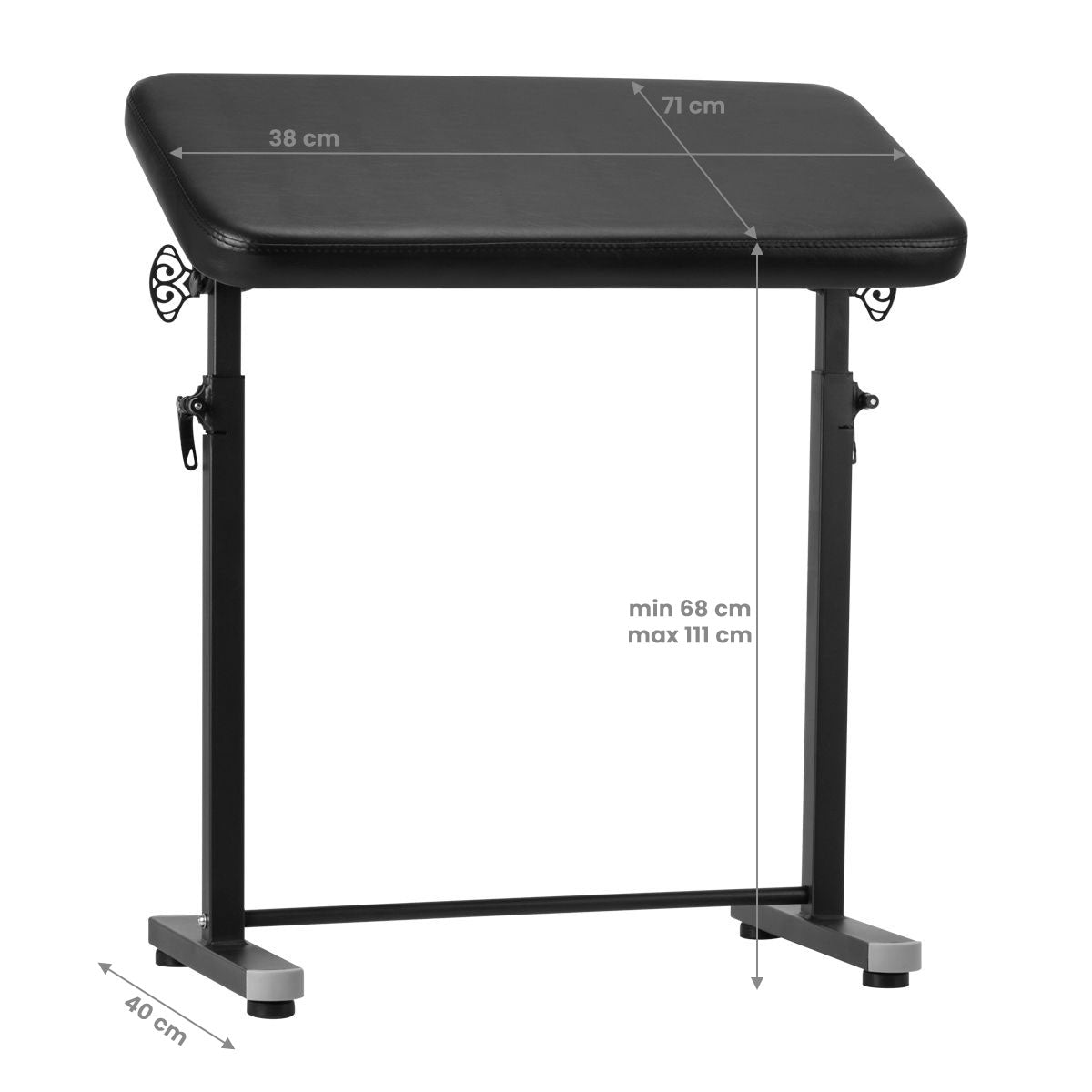 ActiveShop Armlehne für Tattoo Pro Ink 718 schwarz