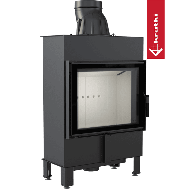 Kratki Intelligenter Kamineinsatz aus Stahl KRATKI LUCY SLIM 8 kW Ø 160 MSK