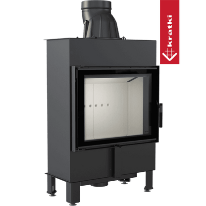 Kratki Intelligenter Kamineinsatz aus Stahl KRATKI LUCY SLIM 8 kW Ø 160 MSK