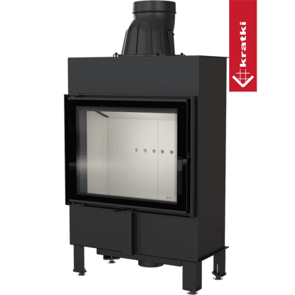 Kratki Intelligenter Kamineinsatz aus Stahl KRATKI LUCY SLIM 8 kW Ø 160 MSK