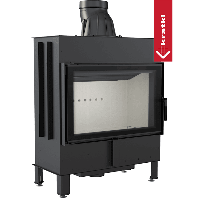 Kratki Intelligenter Kamineinsatz aus Stahl KRATKI LUCY 14 kW Ø 200 MSK