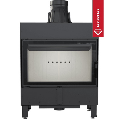 Kratki Intelligenter Kamineinsatz aus Stahl KRATKI LUCY 14 kW Ø 200 MSK