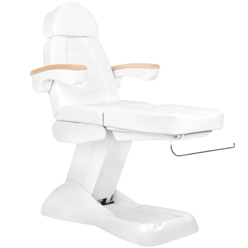 ActiveShop Elektrischer Kosmetikstuhl Lux weiß mit Heizfunktion