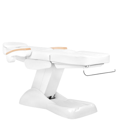 ActiveShop Elektrischer Kosmetikstuhl Lux weiß mit Heizfunktion