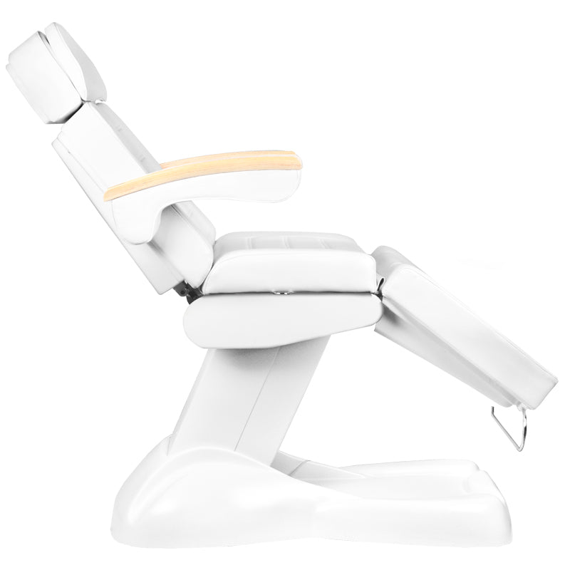 ActiveShop Elektrischer Kosmetikstuhl Lux weiß mit Heizfunktion