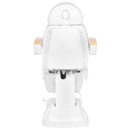 ActiveShop Elektrischer Kosmetikstuhl Lux weiß mit Heizfunktion
