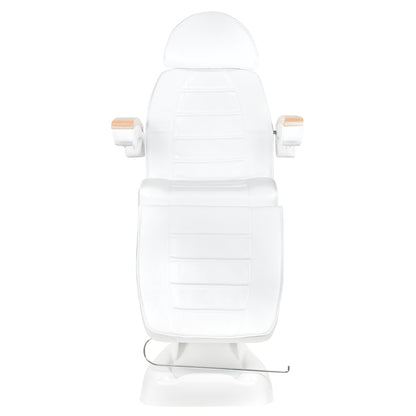 ActiveShop Elektrischer Kosmetikstuhl Lux weiß mit Heizfunktion