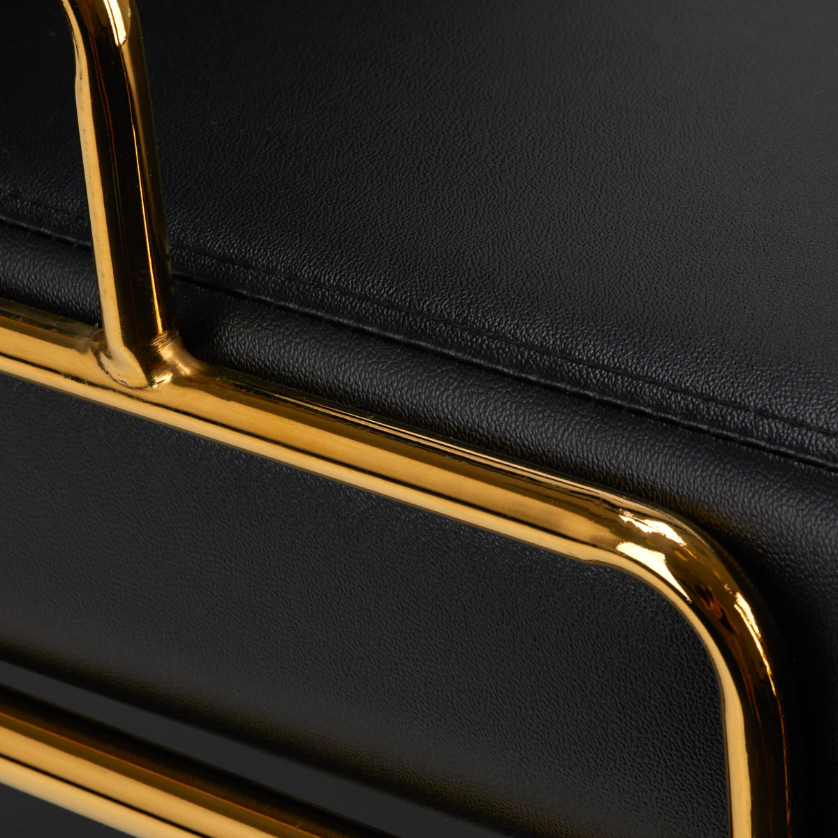 ActiveShop Gabbiano Friseurwaschbecken Prato Gold - Schwarz