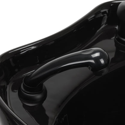 ActiveShop Gabbiano Friseurwaschbecken Prato Gold - Schwarz