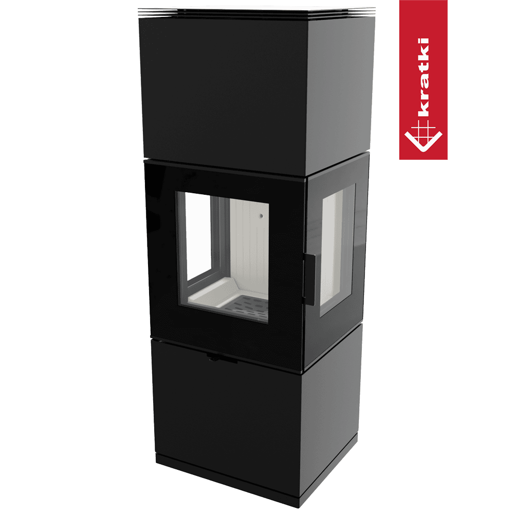 Kratki Kaminofen aus Stahl KRATKI INGA 8 kW Ø 150