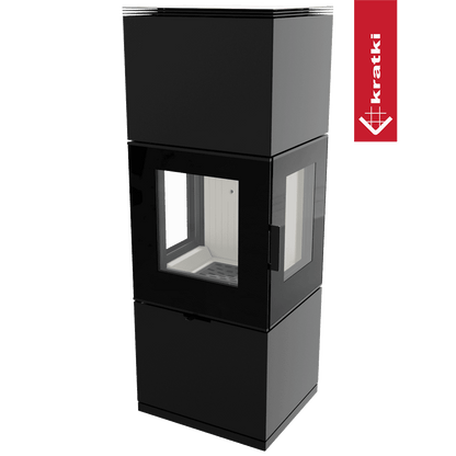 Kratki Kaminofen aus Stahl KRATKI INGA 8 kW Ø 150