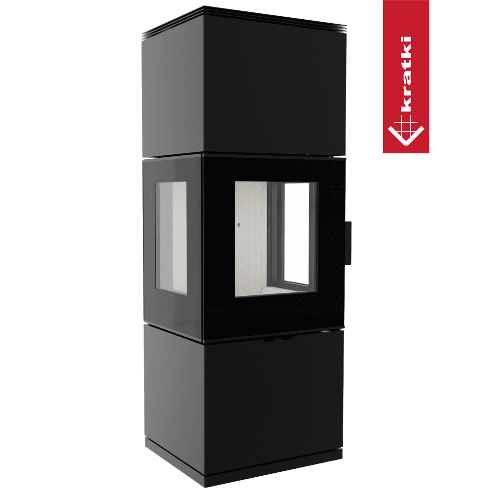 Kratki Kaminofen aus Stahl KRATKI INGA 8 kW Ø 150
