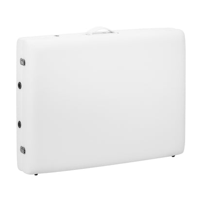 ActiveShop Klappbarer Massagetisch aus Holz Komfort Activ Fizjo Lux 2-teilig 190x70 WEISS