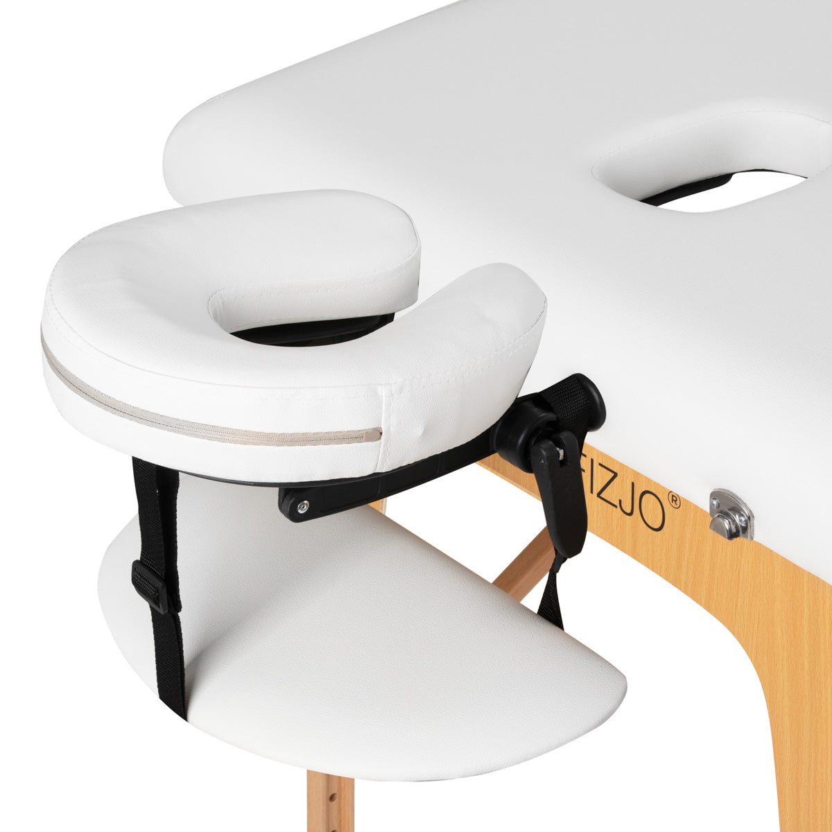 ActiveShop Klappbarer Massagetisch aus Holz Komfort Activ Fizjo Lux 3-teilig 190x70 WEISS