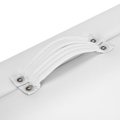 ActiveShop Klappbarer Massagetisch aus Holz Komfort Activ Fizjo Lux 3-teilig 190x70 WEISS