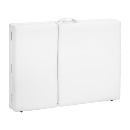 ActiveShop Klappbarer Massagetisch aus Holz Komfort Activ Fizjo Lux 3-teilig 190x70 WEISS