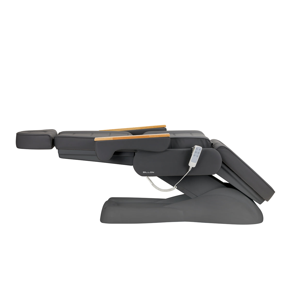ActiveShop Elektrischer Kosmetikstuhl SILLON Lux 273b 3 Motoren grau, graue Basis