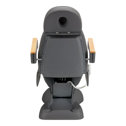 ActiveShop Elektrischer Kosmetikstuhl SILLON Lux 273b 3 Motoren grau, graue Basis
