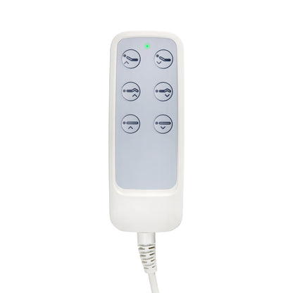 ActiveShop Elektrischer Kosmetikstuhl SILLON Lux 273b 3 Motoren grau