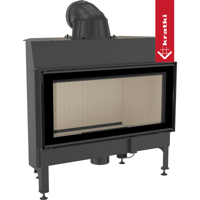 Kratki Intelligenter Kamineinsatz aus Stahl KRATKI NADIA 14 kW Ø 200 MSK