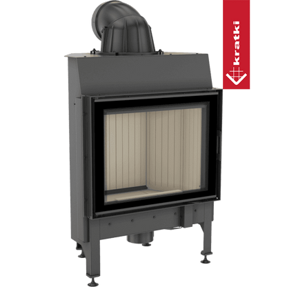 Kratki Intelligenter Kamineinsatz aus Stahl KRATKI NADIA 10 kW Ø 200 MSK