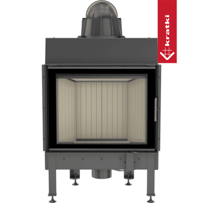 Kratki Intelligenter Kamineinsatz aus Stahl KRATKI NADIA 10 kW Ø 200 MSK