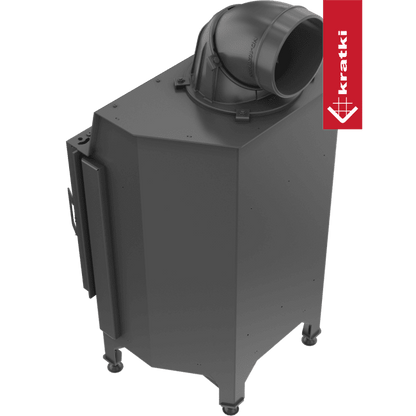 Kratki Intelligenter Kamineinsatz aus Stahl KRATKI NADIA 10 kW Ø 200 MSK