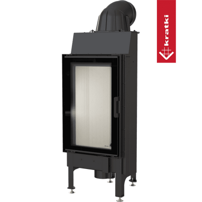 Kratki Intelligenter Kamineinsatz aus Stahl KRATKI NADIA 9 kW Ø 200 MSK