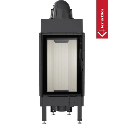 Kratki Intelligenter Kamineinsatz aus Stahl KRATKI NADIA 9 kW Ø 200 MSK GLASS