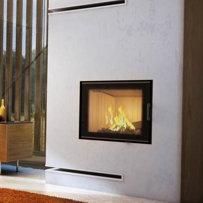 Kratki Intelligenter Kamineinsatz aus Stahl KRATKI NADIA 10 kW Ø 200 MSK GLASS