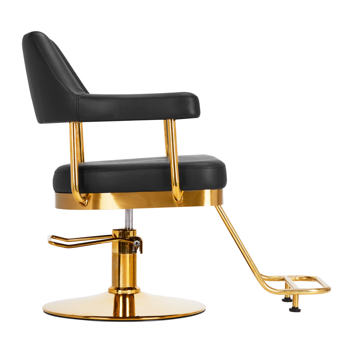 ActiveShop Gabbiano Friseurstuhl Granada Gold Schwarz