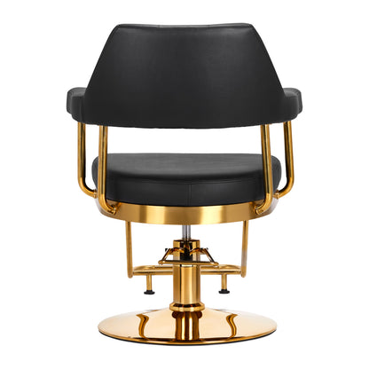 ActiveShop Gabbiano Friseurstuhl Granada Gold Schwarz