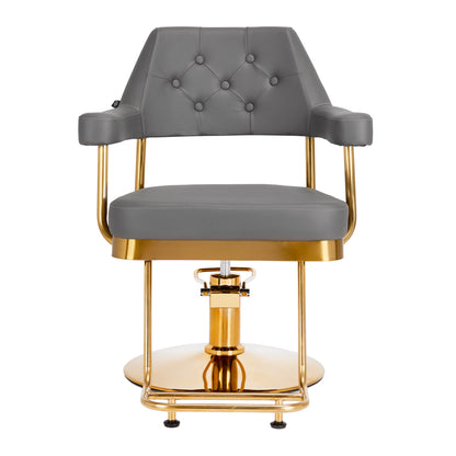 ActiveShop Gabbiano Friseurstuhl Granada goldgrau