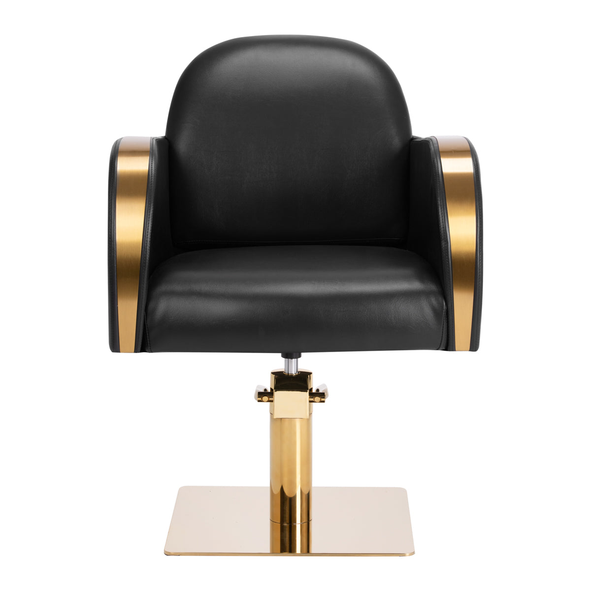 ActiveShop Gabbiano Friseurstuhl Malaga Gold Schwarz