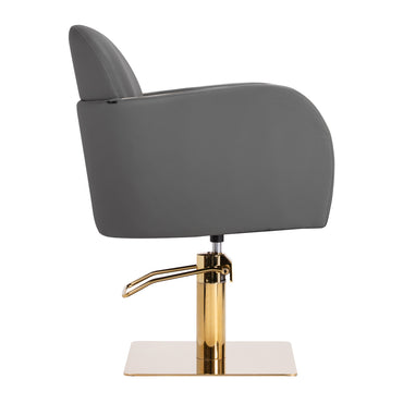 ActiveShop Gabbiano Friseurstuhl Malaga gold grau