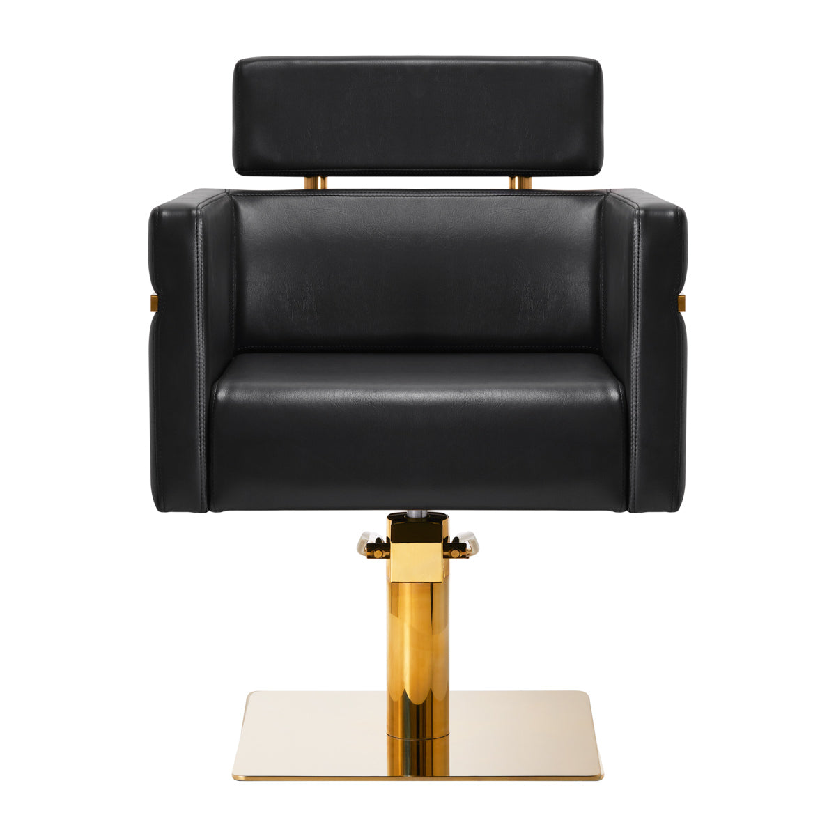 ActiveShop Gabbiano Friseurstuhl Toledo Gold Schwarz