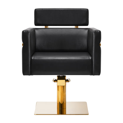 ActiveShop Gabbiano Friseurstuhl Toledo Gold Schwarz